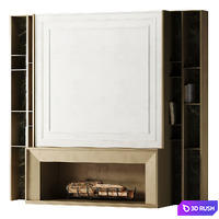 Fireplace 3D Model Corona