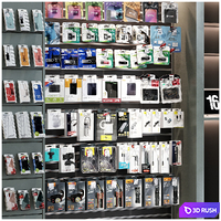Mobile store accessories 3D Model Vray, Corona