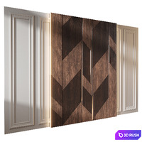 Wall panels | 254 3D Model Vray