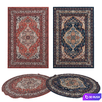 Rugs 3D Model Vray, Corona