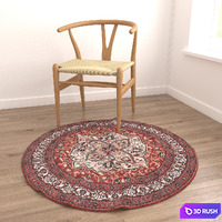 Rugs 3D Model Vray, Corona