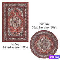 Rugs 3D Model Vray, Corona