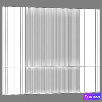 Wall panels in modern classic style 13 3D Model Vray, Corona