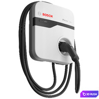 Bosch Electric Car Power Max Charging Station 3D Model Corona