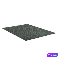 LINHAS GREEN rug 3D Model Vray, Corona