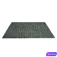 LINHAS GREEN rug 3D Model Vray, Corona