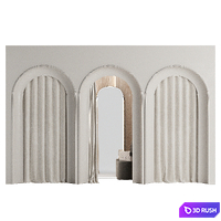 Fitting room for a clothing store 001 KM 3D Model Corona