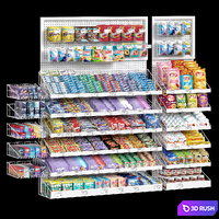 Candy rack 3 3D Model Vray, Corona
