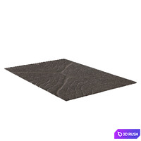 TARRAS WOOL RUG Mochaccino 3D Model Vray, Corona