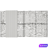 Wall panel 46 3D Model Corona
