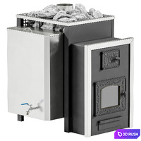 Rainbow stove 3D Model Corona