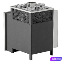 Rainbow stove 3D Model Corona