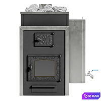 Rainbow stove 3D Model Corona