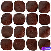 Sculpture Wood Wall Art 01 3D Model Vray