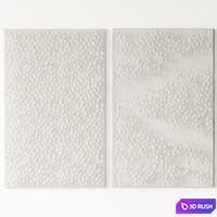 Wall decor - 12 3D Model Vray, Corona