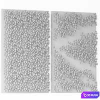 Wall decor - 12 3D Model Vray, Corona