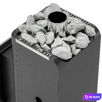 Stove Ermak 12 PS Classic 3D Model Corona