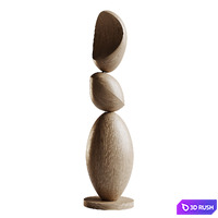 Totem set by Joel Escalona 3D Model Vray, Corona