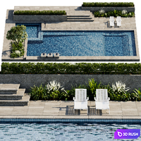 Pool 47 3D Model Corona