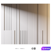 Wall Panel | 37 3D Model Vray, Corona