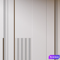 Wall Panel | 37 3D Model Vray, Corona