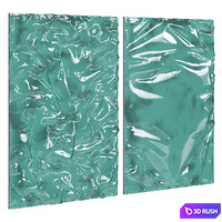 Decorative glass panel 3D Model Corona
