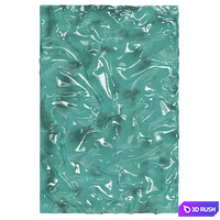 Decorative glass panel 3D Model Corona