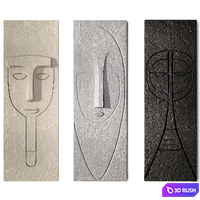 Panno Ethnic Faces 3D Model Corona