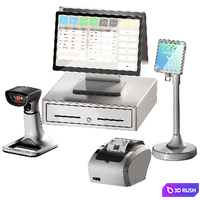 Set of cash register equipment