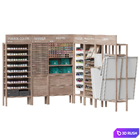 ART Store Stands 3D Model Corona