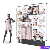 Clothes hanger6 3D Model Corona
