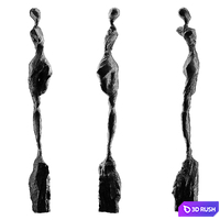 Abstract human sculpture 12 3D Model Corona
