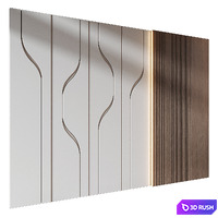 Wall panels | set 379 3D Model Corona