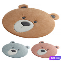 Kids Room Carpet 002 3D Model Vray, Corona