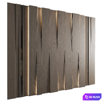 Wall Panel Decor 156 3D Model Vray, Corona