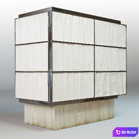 Gypse Cabinet 3D Model Vray