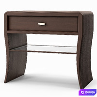 Century Waterfall Nightstand 3D Model Vray