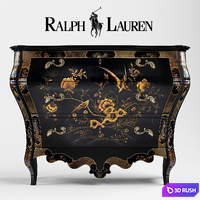 The Heiress Painted Bombé Chest 7501-48 3D Model
