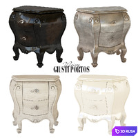 Nightstand Giusti Portos MARCHESE 1 3D Model Vray