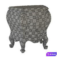 Nightstand Giusti Portos MARCHESE 1 3D Model Vray