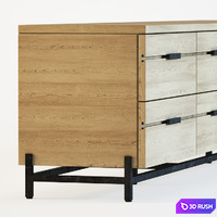 Flamant / TV CABINET GRENOBLE 3D Model Vray