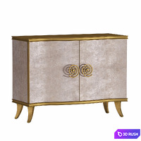 Hooker Furniture Living Room Melange Golden Swirl Chest 3D Model Vray