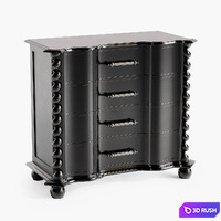 Chest Eaton 3D Model Vray