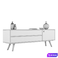 Moooi buffet 3D Model Vray