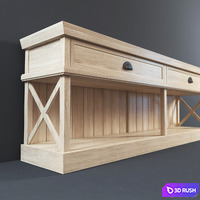 Cambridge TV stand Dantone 192 3D Model Vray