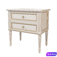 Angelo Cappellini night table art 209-2 3D Model