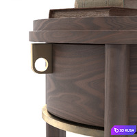 New Classic Side table 3D Model Vray
