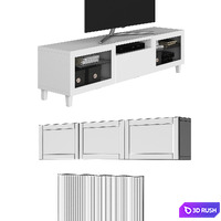 Ikea Besta 01 3D Model Vray, Corona
