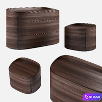 Chest and bedside table Sangiacomo Babila 3D Model Vray, Corona