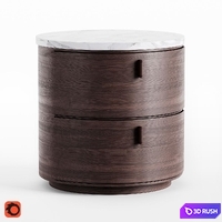 Poliform Side Table 3D Model Corona